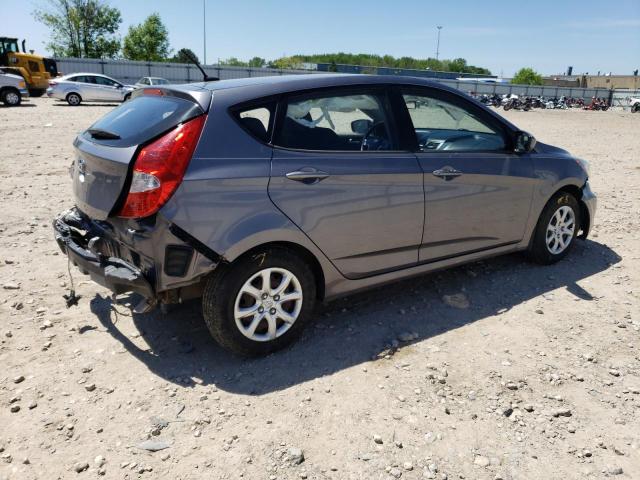 KMHCT5AE9DU126461 - 2013 HYUNDAI ACCENT GLS GRAY photo 3