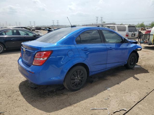 1G1JB5SH3H4135503 - 2017 CHEVROLET SONIC LS BLUE photo 3
