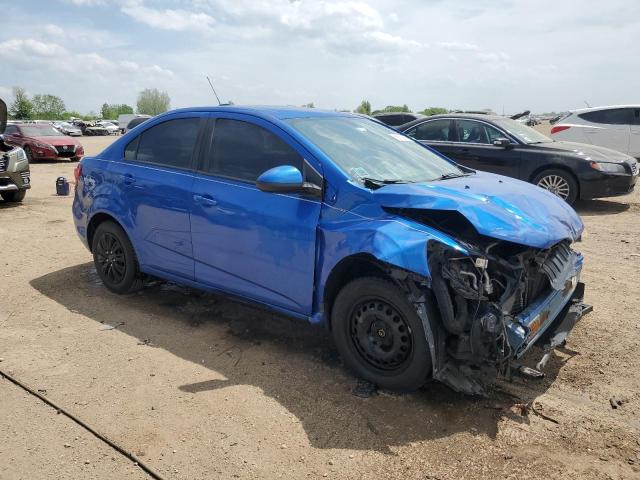 1G1JB5SH3H4135503 - 2017 CHEVROLET SONIC LS BLUE photo 4