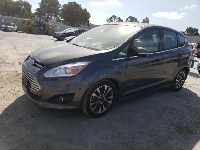 1FADP5DU8JL101512 - 2018 FORD C-MAX TITANIUM GRAY photo 1