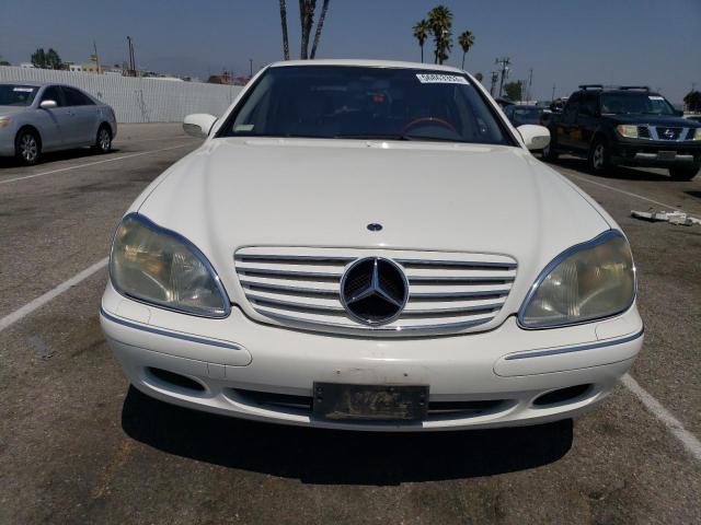 WDBNG70JX2A239408 - 2002 MERCEDES-BENZ S 430 WHITE photo 5