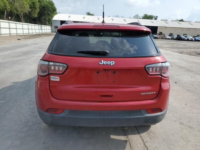 3C4NJCABXJT204085 - 2018 JEEP COMPASS SPORT RED photo 6