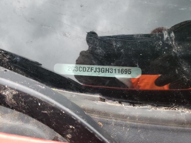 2C3CDZFJ3GH311695 - 2016 DODGE CHALLENGER R/T SCAT PACK RED photo 13