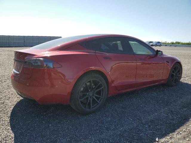 5YJSA1E20HF211072 - 2017 TESLA MODEL S Qırmızı foto 3