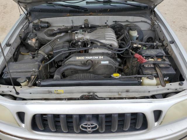 5TEGN92N33Z216829 - 2003 TOYOTA TACOMA DOUBLE CAB PRERUNNER SILVER photo 11