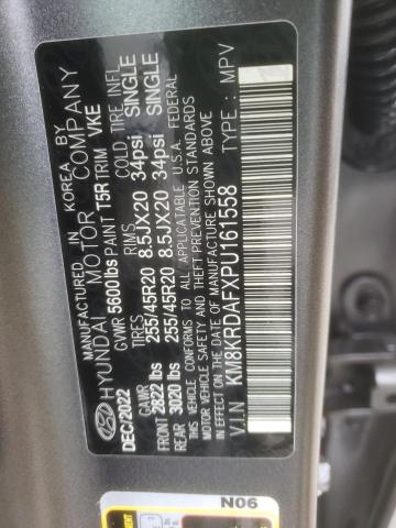 KM8KRDAFXPU161558 - 2023 HYUNDAI IONIQ 5 LIMITED GRAY photo 12