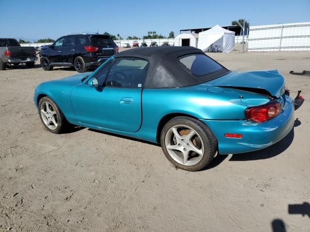 JM1NB353X30302596 - 2003 MAZDA MX-5 MIATA BASE TURQUOISE photo 2