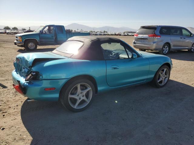 JM1NB353X30302596 - 2003 MAZDA MX-5 MIATA BASE TURQUOISE photo 3