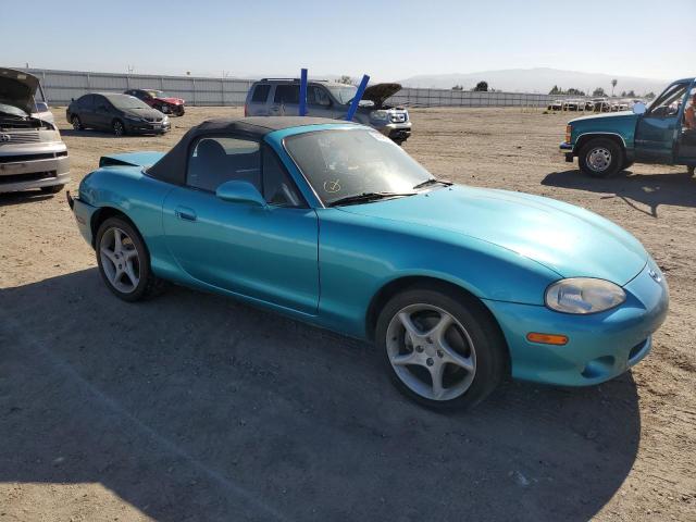 JM1NB353X30302596 - 2003 MAZDA MX-5 MIATA BASE TURQUOISE photo 4