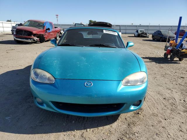 JM1NB353X30302596 - 2003 MAZDA MX-5 MIATA BASE TURQUOISE photo 5