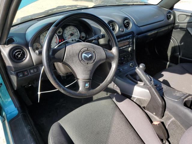 JM1NB353X30302596 - 2003 MAZDA MX-5 MIATA BASE TURQUOISE photo 8