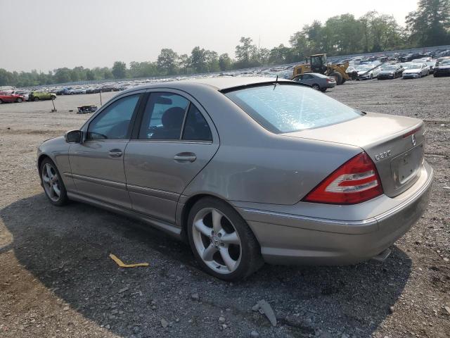 WDBRF40J55F624725 - 2005 MERCEDES-BENZ C 230K SPORT SEDAN BEIGE photo 2