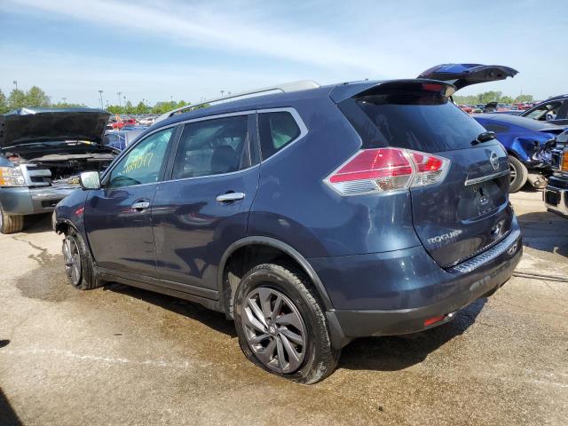 5N1AT2MV8GC829805 - 2016 NISSAN ROGUE S TEAL photo 2