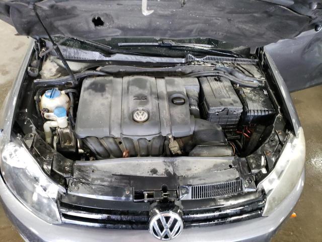 3VWKX7AJ9AM660487 - 2010 VOLKSWAGEN JETTA SPOR S GRAY photo 11