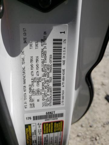 5TFRX5GN4JX106557 - 2018 TOYOTA TACOMA ACCESS CAB თეთრი ფოტო 12