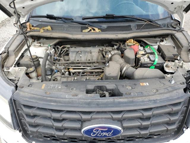 1FM5K8AR0JGB67782 - 2018 FORD EXPLORER POLICE INTERCEPTOR WHITE photo 12