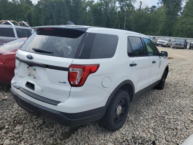 1FM5K8AR0JGB67782 - 2018 FORD EXPLORER POLICE INTERCEPTOR WHITE photo 3