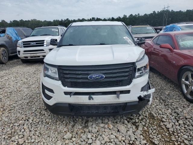 1FM5K8AR0JGB67782 - 2018 FORD EXPLORER POLICE INTERCEPTOR WHITE photo 5