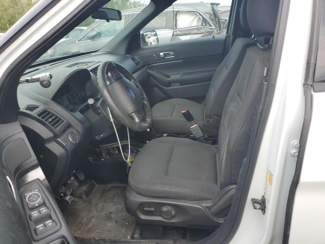 1FM5K8AR0JGB67782 - 2018 FORD EXPLORER POLICE INTERCEPTOR WHITE photo 7
