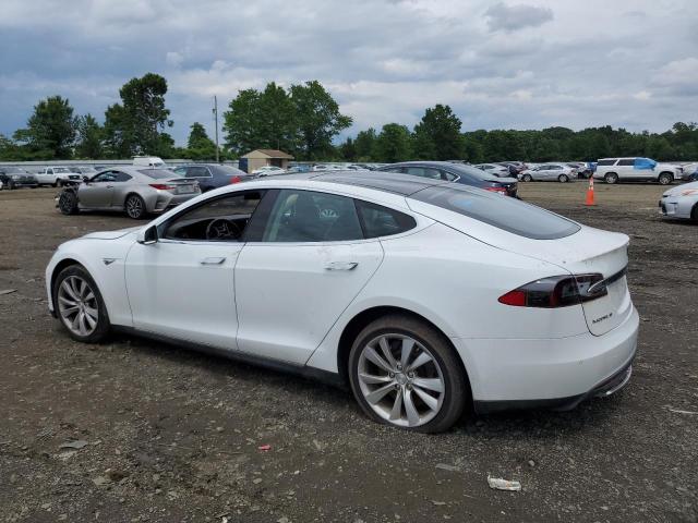 5YJSA1H14EFP48638 - 2014 TESLA MODEL S WHITE photo 2