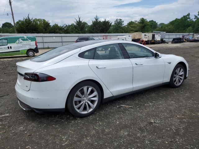 5YJSA1H14EFP48638 - 2014 TESLA MODEL S 白色 照片 3