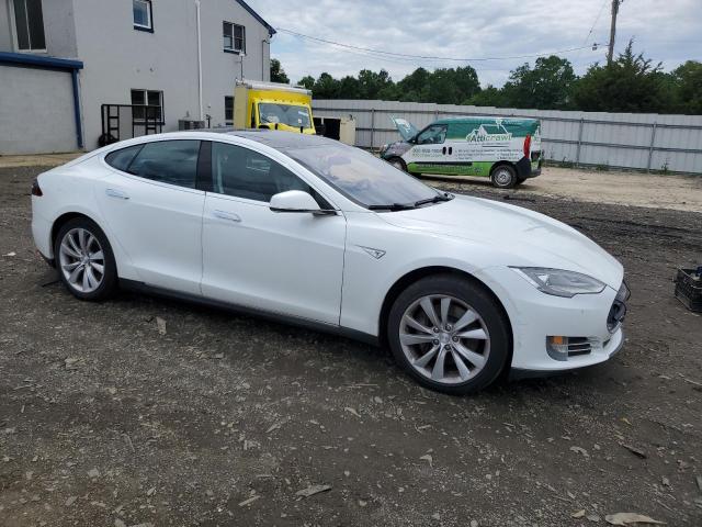 5YJSA1H14EFP48638 - 2014 TESLA MODEL S 白色 照片 4