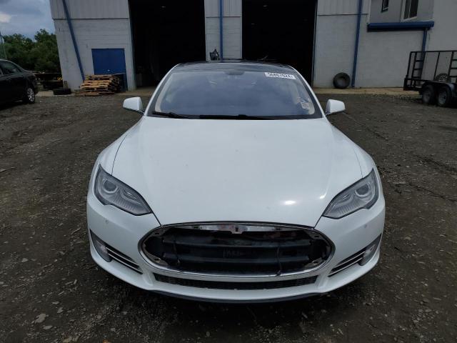 5YJSA1H14EFP48638 - 2014 TESLA MODEL S 白色 照片 5