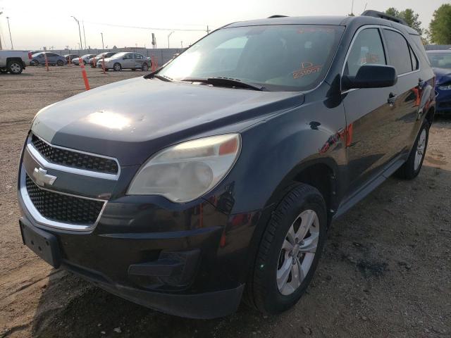 2CNALDEC0B6231007 - 2011 CHEVROLET EQUINOX LT BLACK photo 2