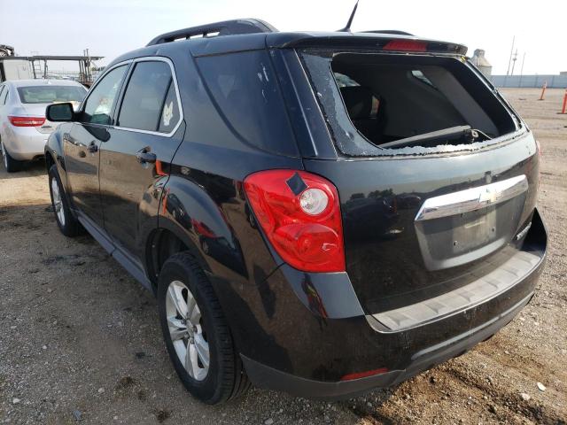 2CNALDEC0B6231007 - 2011 CHEVROLET EQUINOX LT BLACK photo 3