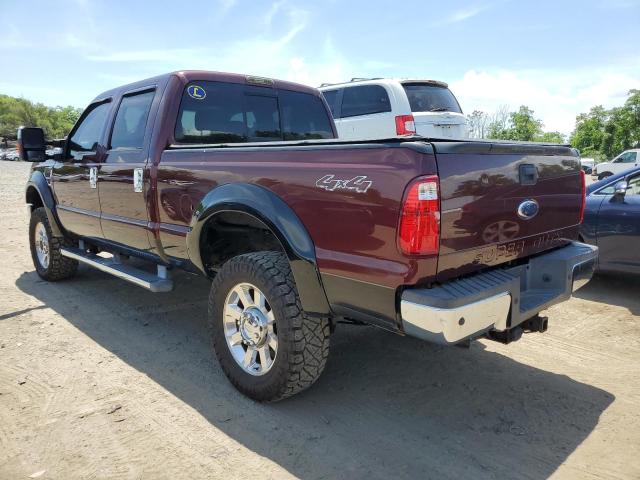 1FTSW21RX9EA16626 - 2009 FORD F250 SUPER DUTY MAROON photo 2