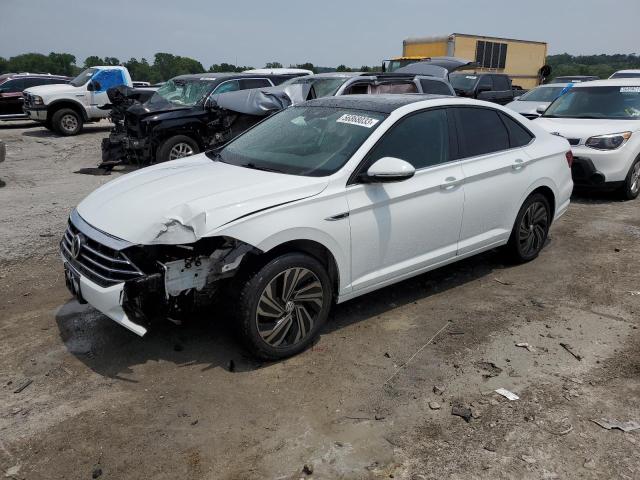 3VWG57BU9KM265733 - 2019 VOLKSWAGEN JETTA SEL PREMIUM WHITE photo 1