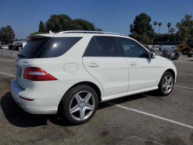 4JGDA5HB3EA395970 - 2014 MERCEDES-BENZ ML 350 4MATIC WHITE photo 3