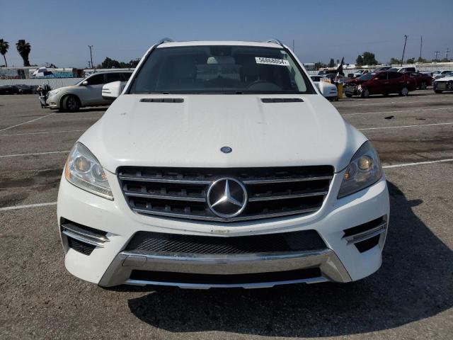 4JGDA5HB3EA395970 - 2014 MERCEDES-BENZ ML 350 4MATIC WHITE photo 5