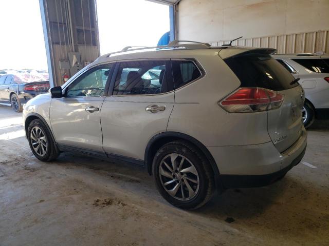 5N1AT2MT4EC842207 - 2014 NISSAN ROGUE S SILVER photo 2