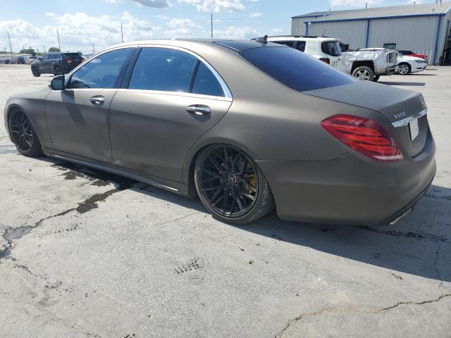 WDDUG8CBXEA020207 - 2014 MERCEDES-BENZ S 550 GRAY photo 2