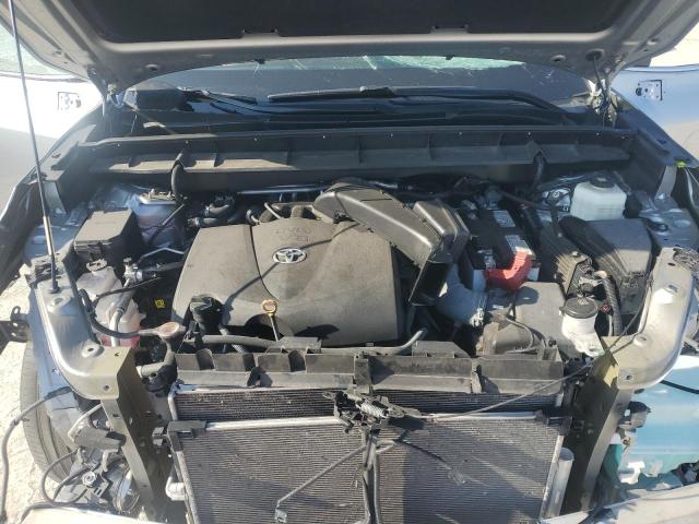 5TDGZRAH4NS120627 - 2022 TOYOTA HIGHLANDER XLE SILVER photo 12