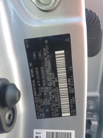 5TDGZRAH4NS120627 - 2022 TOYOTA HIGHLANDER XLE SILVER photo 14