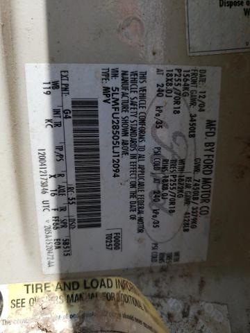 5LMFU28505LJ12094 - 2005 LINCOLN NAVIGATOR 白色 照片 13