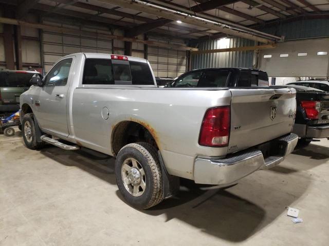 3C6LD5BL0CG102735 - 2012 DODGE RAM 2500 SLT SILVER photo 2