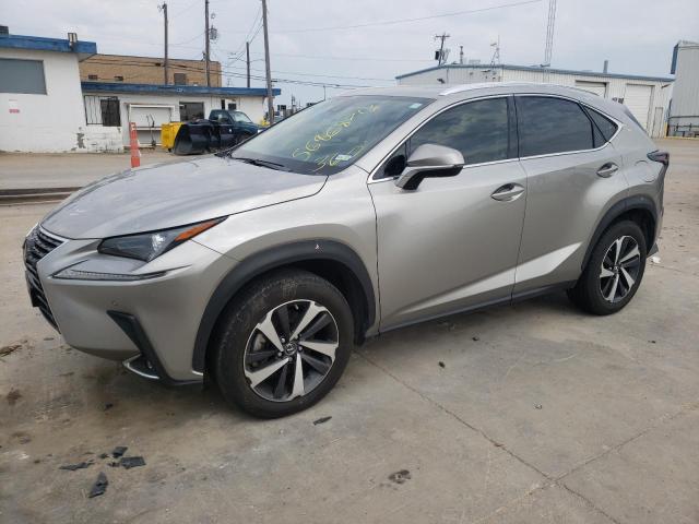 JTJGARBZ5M2189411 - 2021 LEXUS NX 300 BASE Srebrny zdjęcie 1