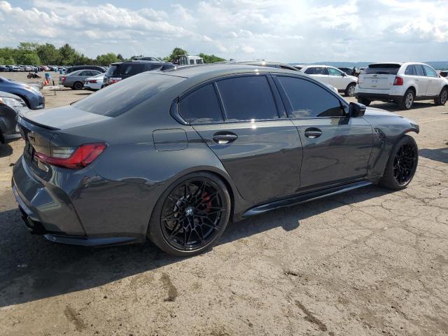 WBS43AY0XRFS41702 - 2024 BMW M3 COMPETITION GRAY photo 3