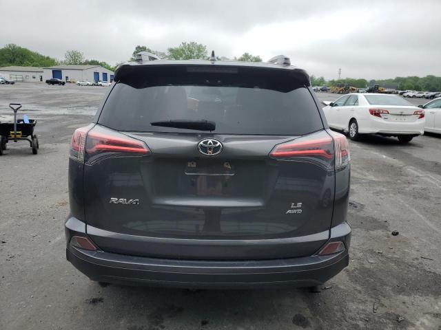 JTMBFREV4JJ730246 - 2018 TOYOTA RAV4 LE Gris foto 6