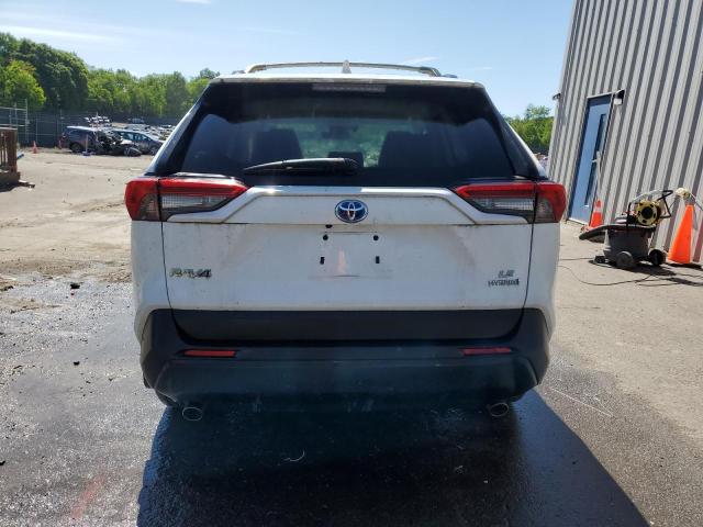 2T3MWRFV2LW095183 - 2020 TOYOTA RAV4 LE WHITE photo 6