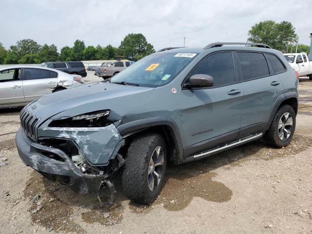 1C4PJMBS4EW156550 - 2014 JEEP CHEROKEE TRAILHAWK GRAY photo 1