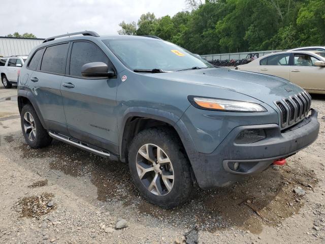 1C4PJMBS4EW156550 - 2014 JEEP CHEROKEE TRAILHAWK GRAY photo 4