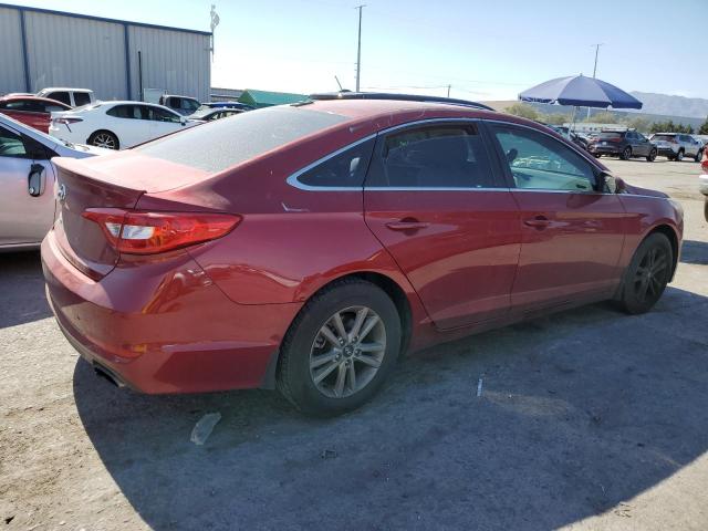 5NPE24AF1FH060133 - 2015 HYUNDAI SONATA SE RED photo 3