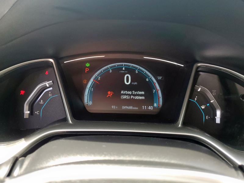 19XFC1F31HE205757 - 2017 HONDA CIVIC EX SILVER photo 9