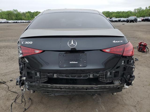 W1KAF4HB9RR168685 - 2024 MERCEDES-BENZ C 300 4MATIC BLACK photo 6