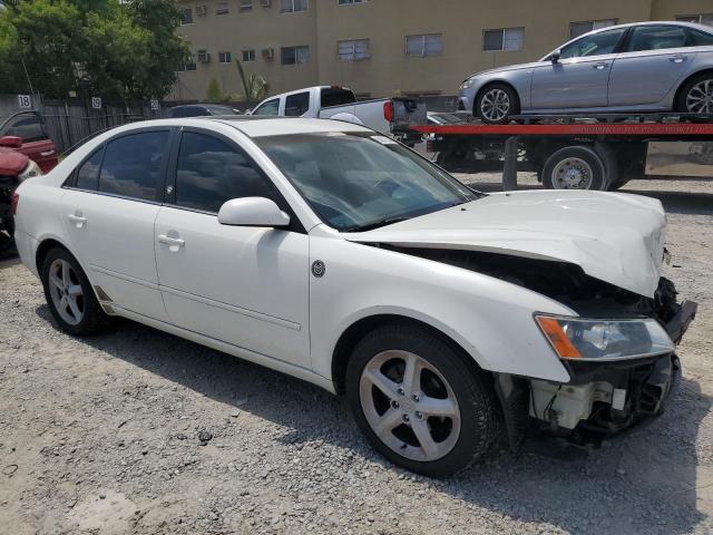 5NPET46C37H199256 - 2007 HYUNDAI SONATA GLS WHITE photo 4