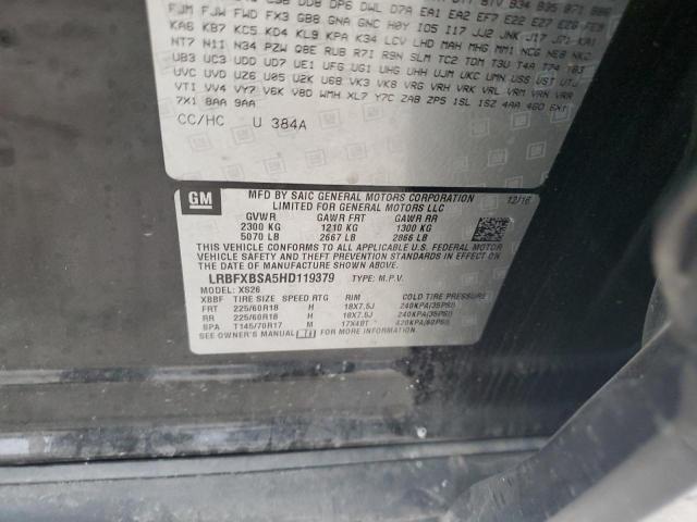 LRBFXBSA5HD119379 - 2017 BUICK ENVISION ESSENCE Qara foto 13